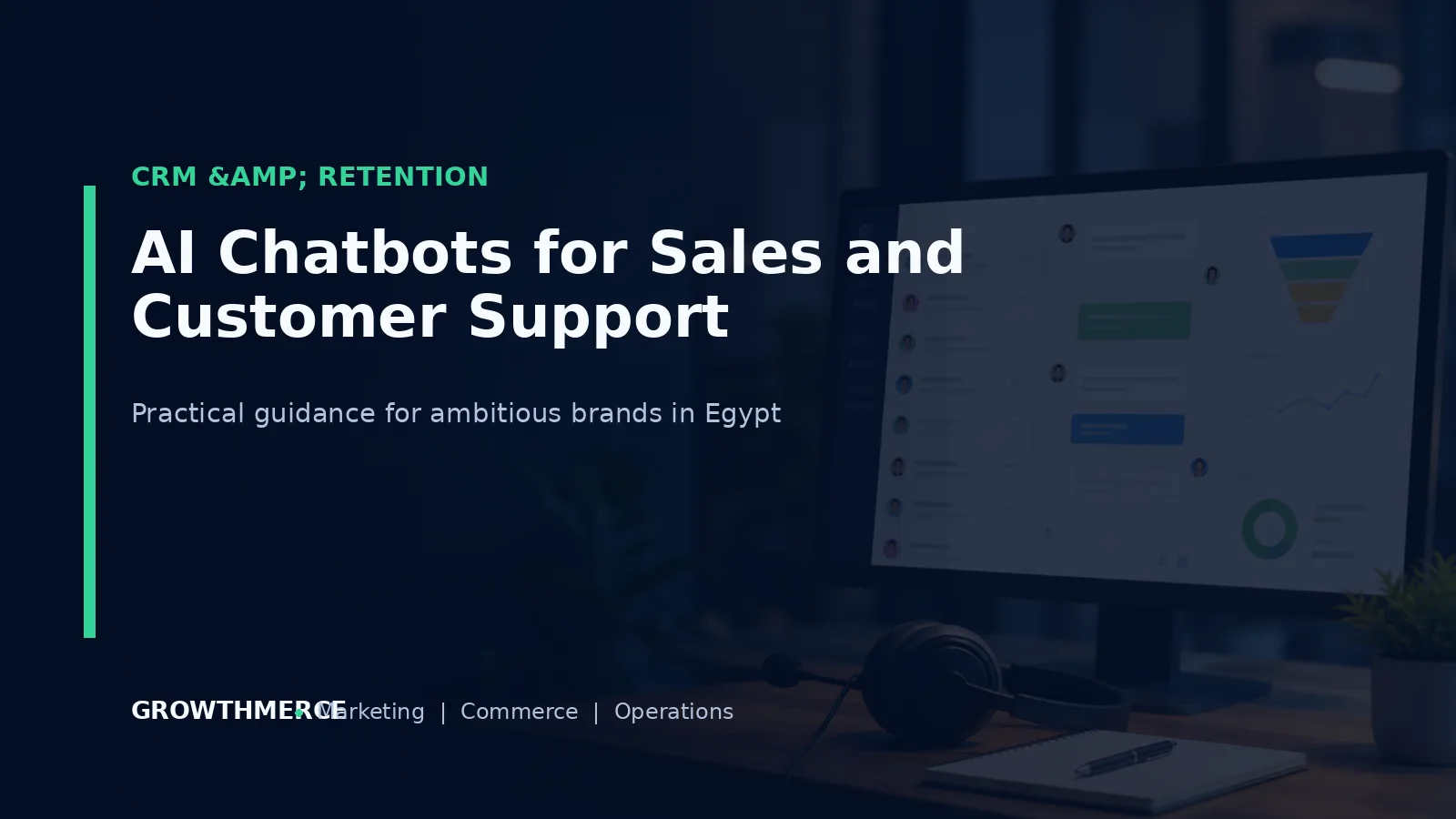 AI Chatbots for Sales and Customer Support — Growthmerce digital marketing agency in Egypt