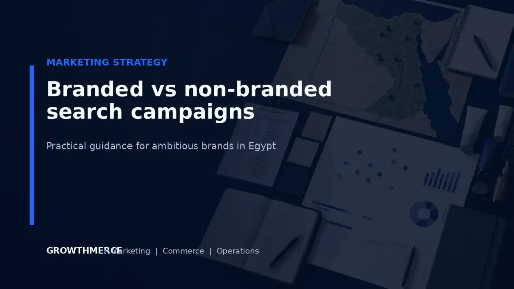 Branded vs non-branded search campaigns — Growthmerce digital marketing agency in Egypt