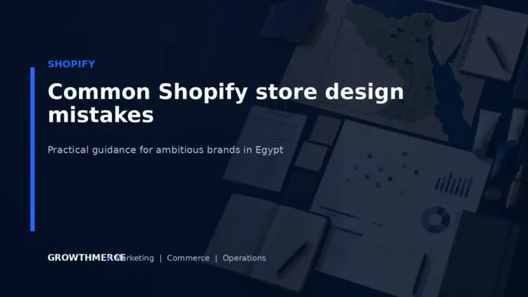 Common Shopify store design mistakes