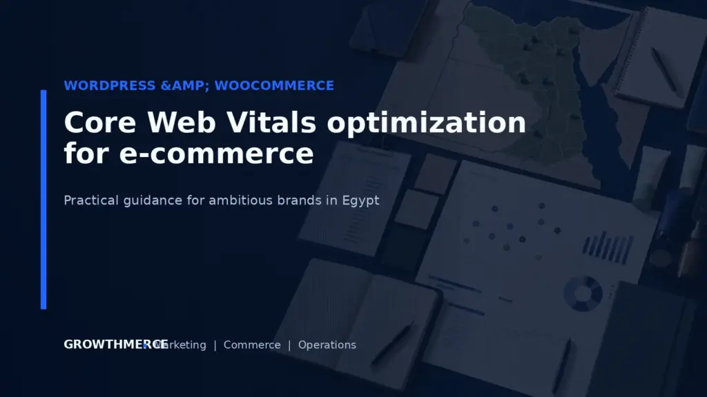 Core Web Vitals optimization for e-commerce — Growthmerce digital marketing agency in Egypt