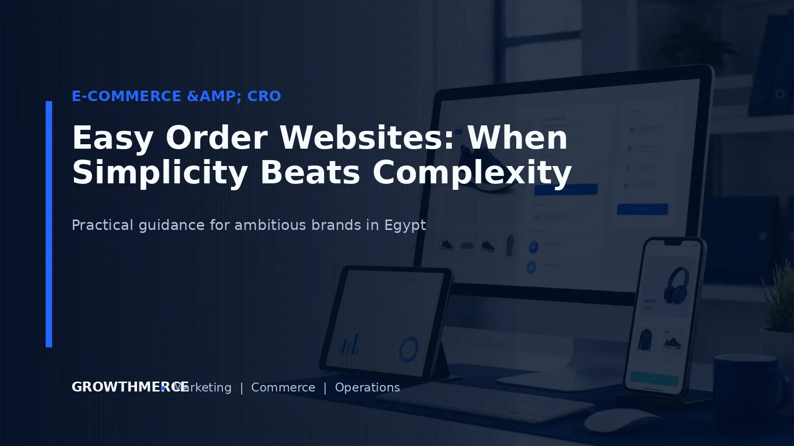 Easy Order Websites: When Simplicity Beats Complexity — Growthmerce digital marketing agency in Egypt