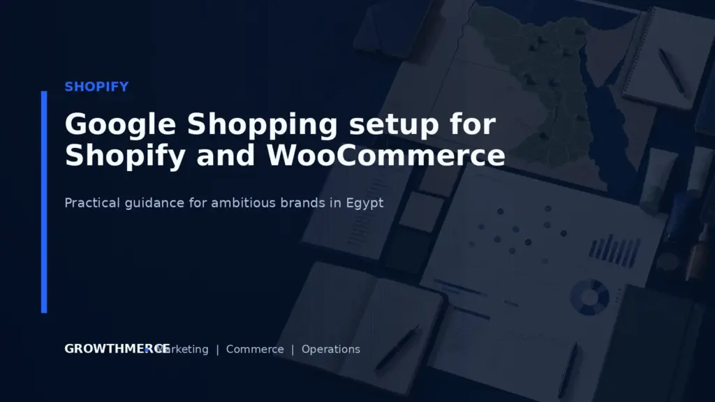 Google Shopping setup for Shopify and WooCommerce — Growthmerce digital marketing agency in Egypt