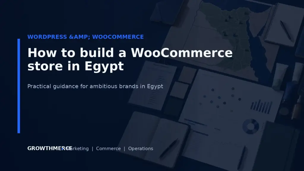 How to build a WooCommerce store in Egypt — Growthmerce digital marketing agency in Egypt