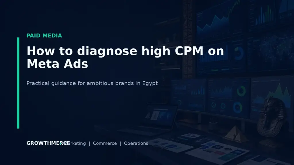 How to diagnose high CPM on Meta Ads — Growthmerce digital marketing agency in Egypt
