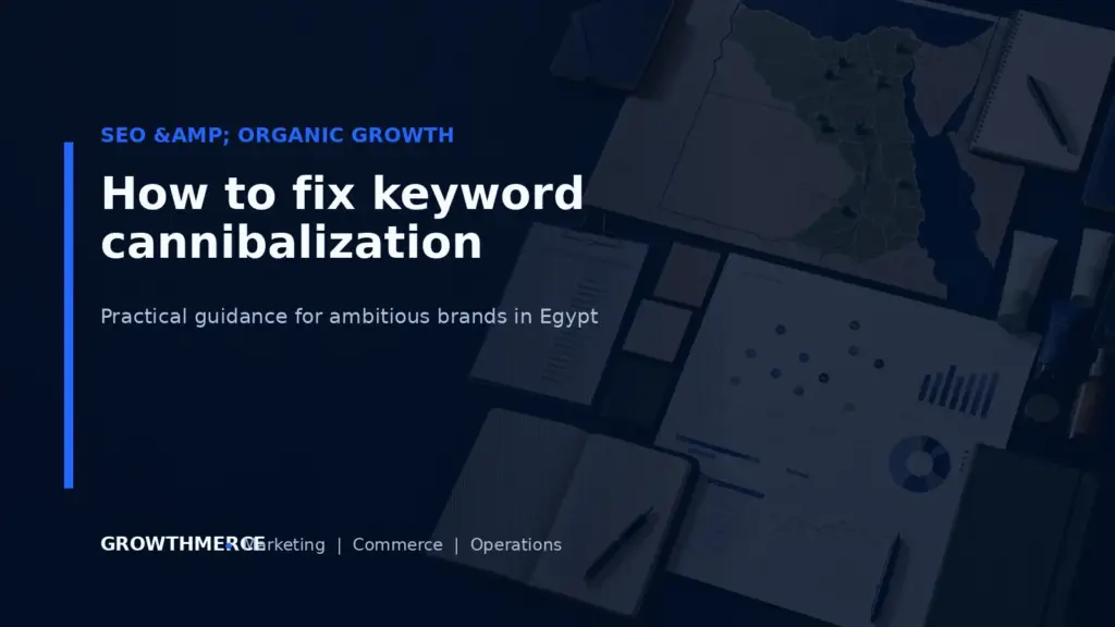 How to fix keyword cannibalization — Growthmerce digital marketing agency in Egypt