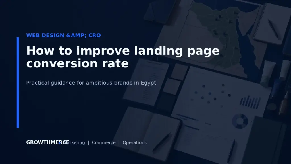 How to improve landing page conversion rate — Growthmerce digital marketing agency in Egypt