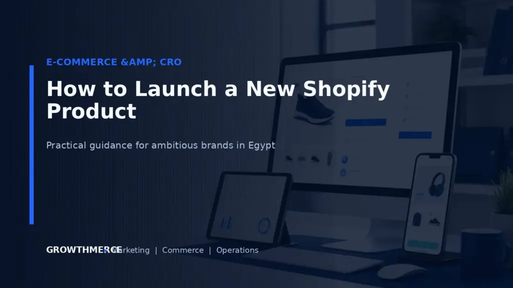 How to Launch a New Shopify Product — Growthmerce digital marketing agency in Egypt