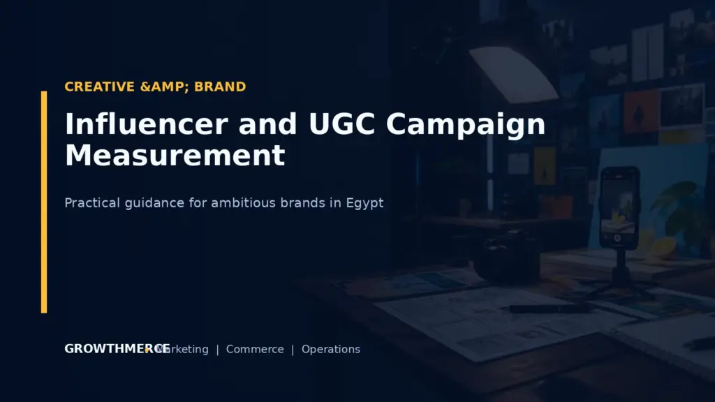 Influencer and UGC Campaign Measurement — Growthmerce digital marketing agency in Egypt