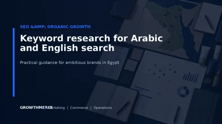 Keyword research for Arabic and English search