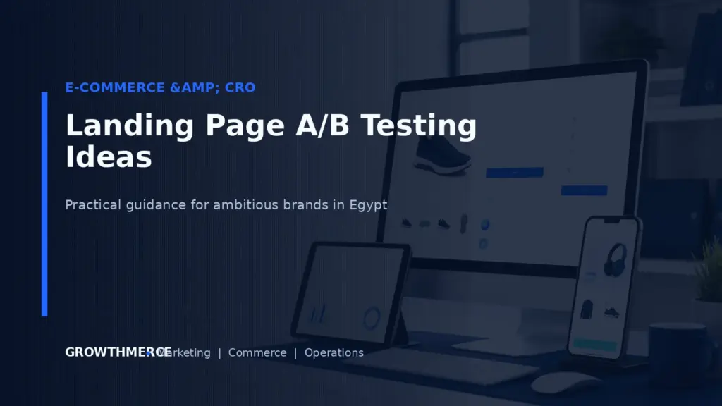 Landing Page A/B Testing Ideas — Growthmerce digital marketing agency in Egypt