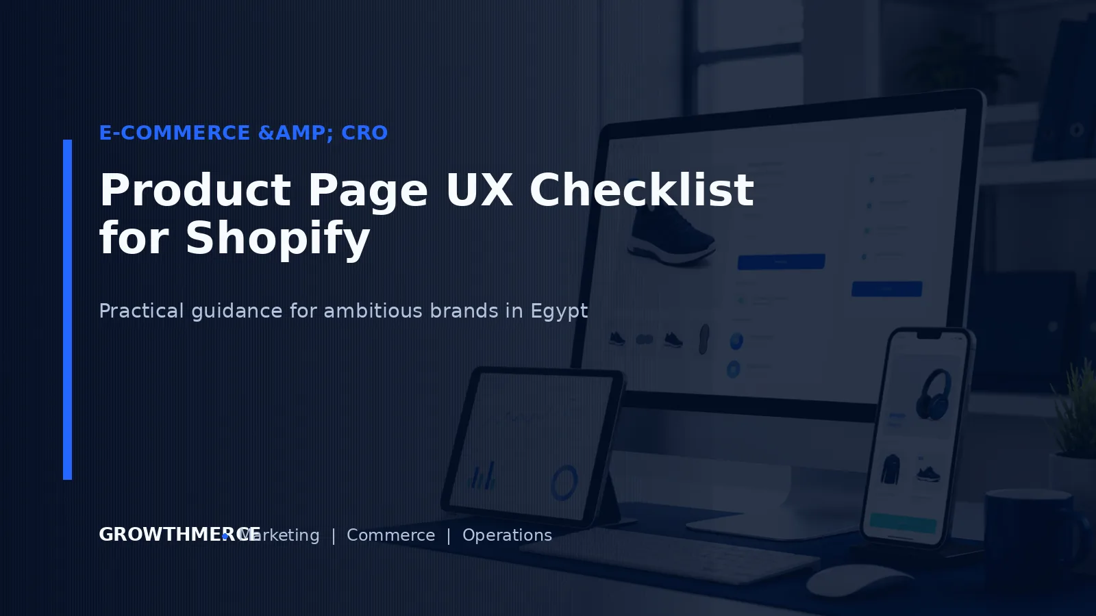 Product Page UX Checklist for Shopify — Growthmerce digital marketing agency in Egypt