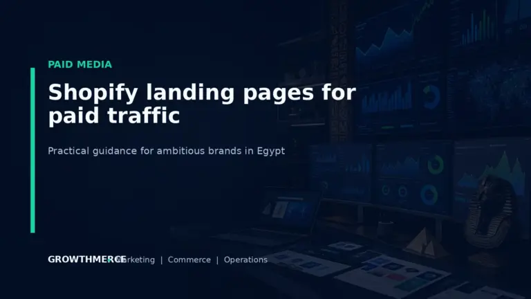 Shopify landing pages for paid traffic
