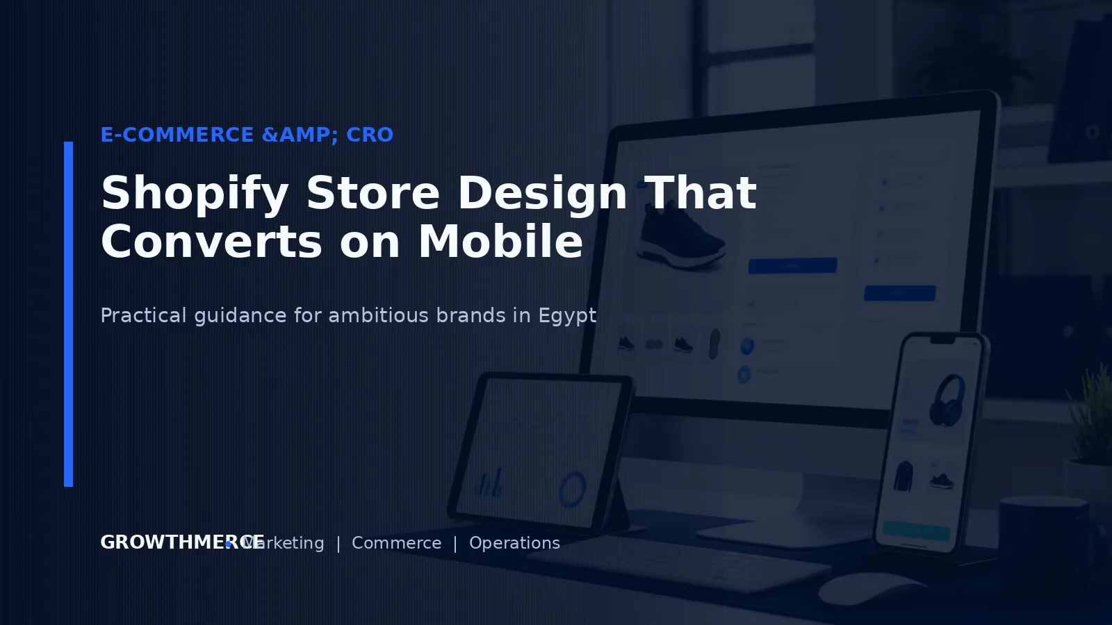 Shopify Store Design That Converts on Mobile — Growthmerce digital marketing agency in Egypt
