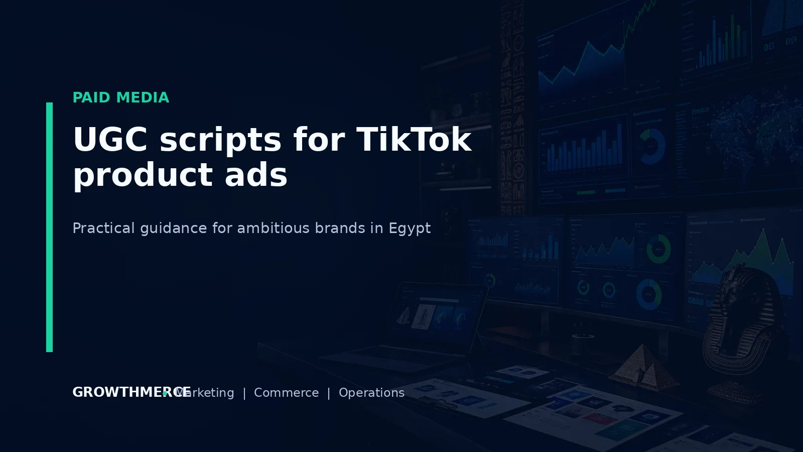UGC scripts for TikTok product ads — Growthmerce digital marketing agency in Egypt