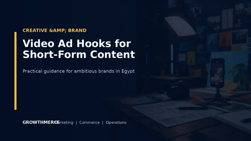 Video Ad Hooks for Short-Form Content — Growthmerce digital marketing agency in Egypt