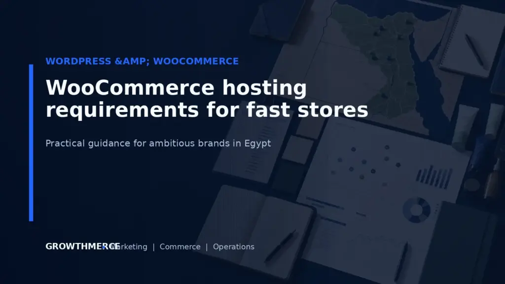 WooCommerce hosting requirements for fast stores — Growthmerce digital marketing agency in Egypt