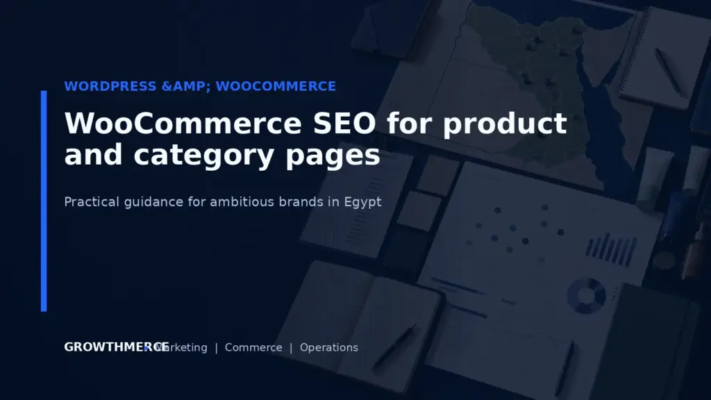 WooCommerce SEO for product and category pages — Growthmerce digital marketing agency in Egypt