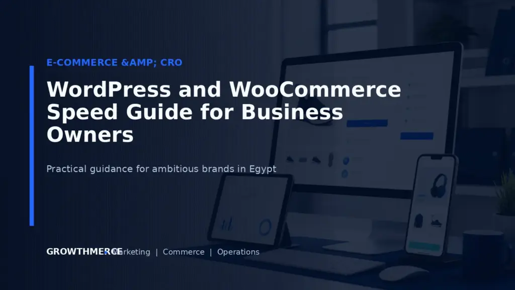 WordPress and WooCommerce Speed Guide for Business Owners — Growthmerce digital marketing agency in Egypt